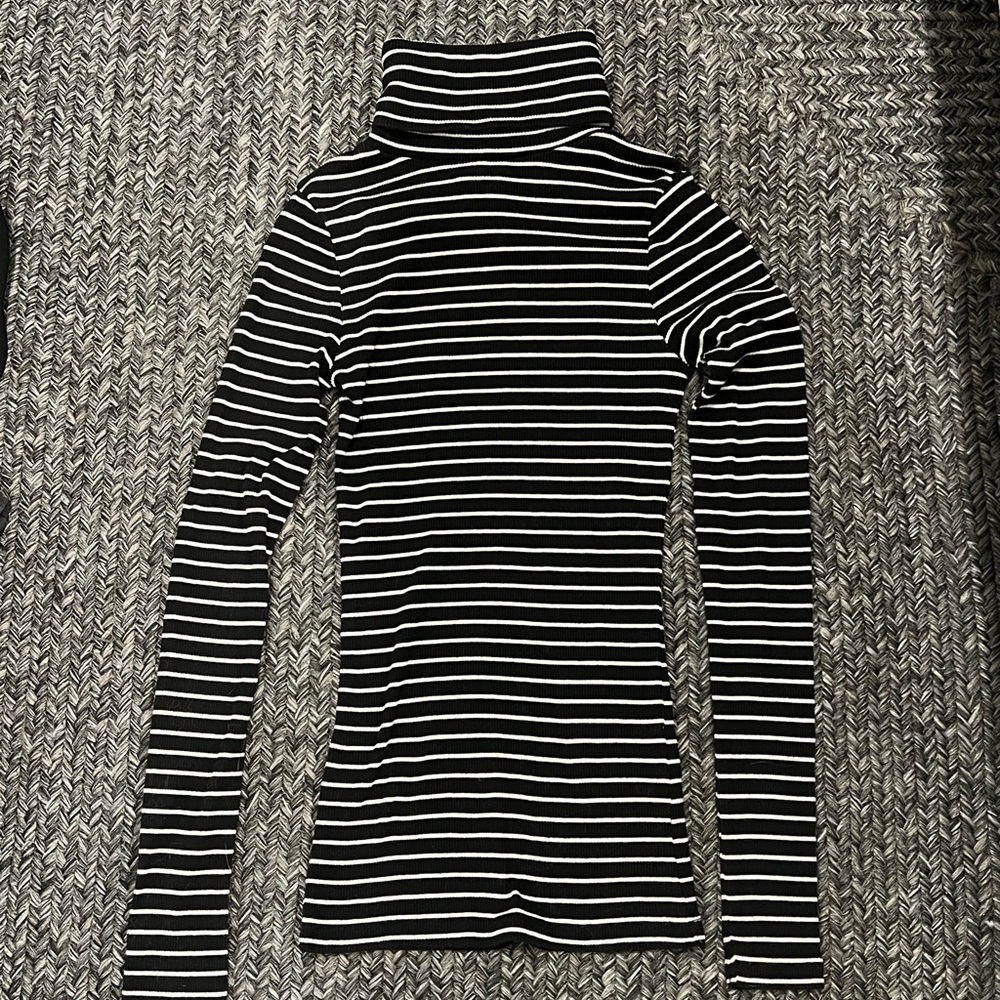 Stripped turtleneck
